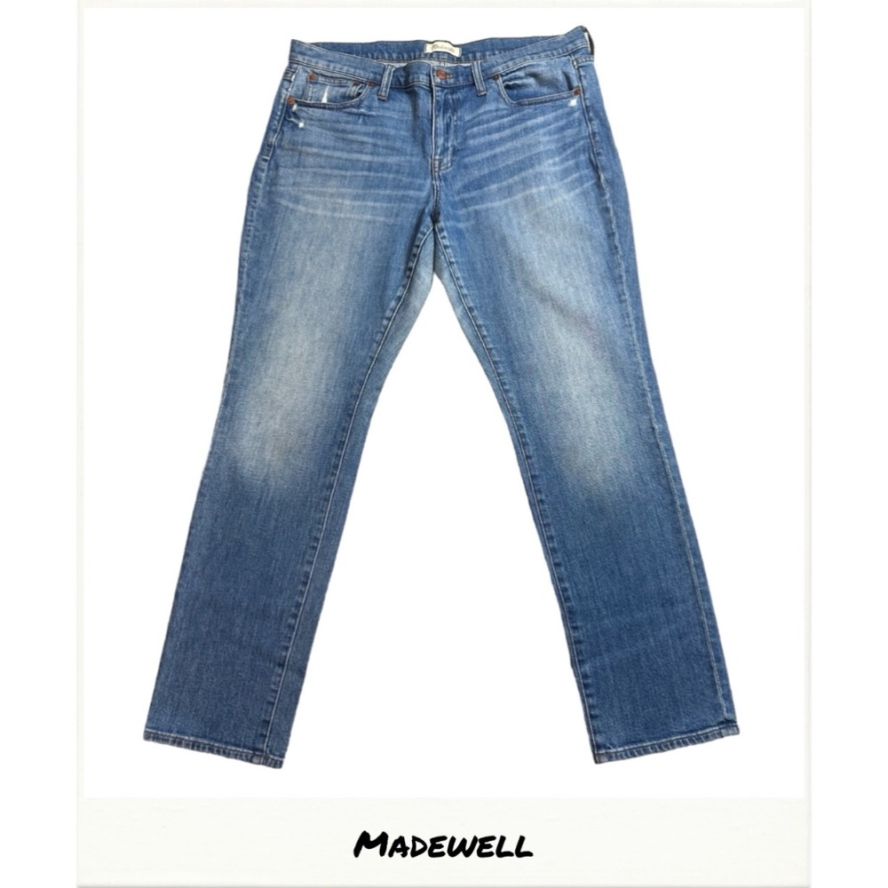 Madewell The Slim Boyjean Medium Blue Boyfriend Size 31